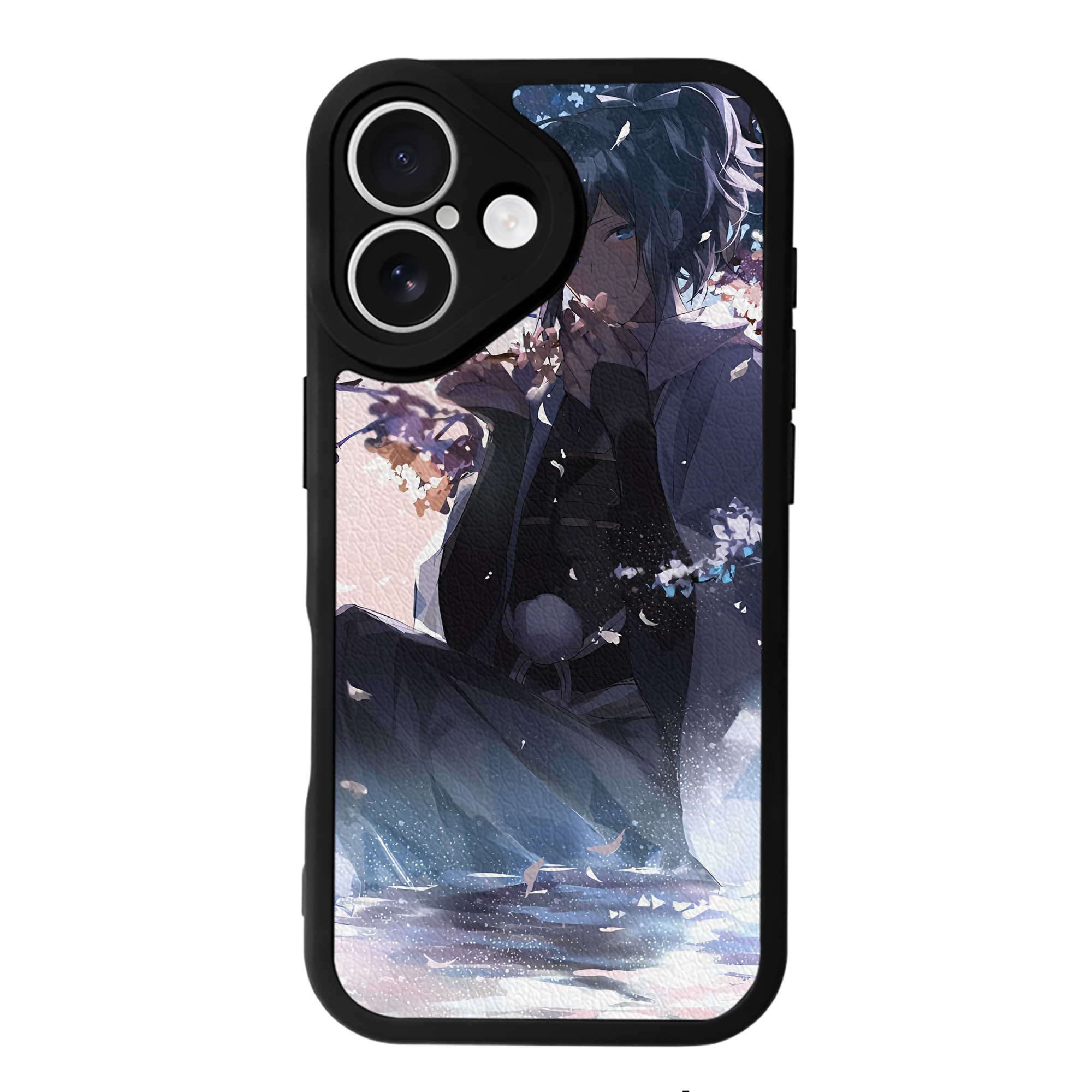 （画像用） 刀剣乱舞 Touken Ranbu 【iPhone 16シリーズ対応】シリコンスマホケース（レザー調） 材質：シリコン